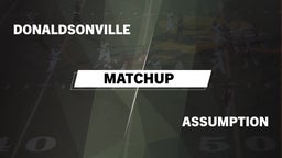 Matchup: Donaldsonville vs. Assumption  2016