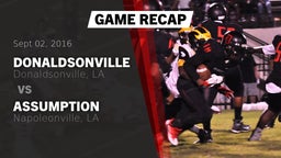Recap: Donaldsonville  vs. Assumption  2016