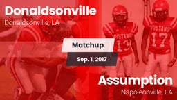 Matchup: Donaldsonville vs. Assumption  2017