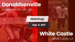 Matchup: Donaldsonville vs. White Castle  2017