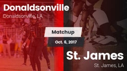 Matchup: Donaldsonville vs. St. James  2017