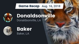 Recap: Donaldsonville  vs. Baker  2018