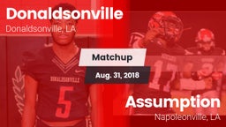 Matchup: Donaldsonville vs. Assumption  2018
