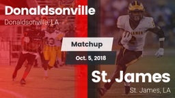 Matchup: Donaldsonville vs. St. James  2018