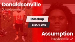 Matchup: Donaldsonville vs. Assumption  2019