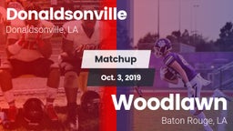 Matchup: Donaldsonville vs. Woodlawn  2019