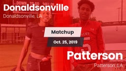 Matchup: Donaldsonville vs. Patterson  2019