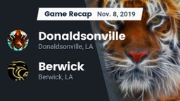 Recap: Donaldsonville  vs. Berwick  2019