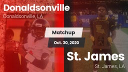 Matchup: Donaldsonville vs. St. James  2020
