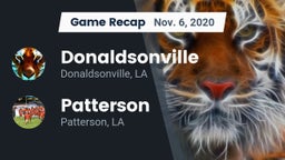 Recap: Donaldsonville  vs. Patterson  2020