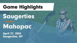 Saugerties  vs Mahopac  Game Highlights - April 27, 2024
