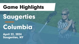 Saugerties  vs Columbia  Game Highlights - April 22, 2024