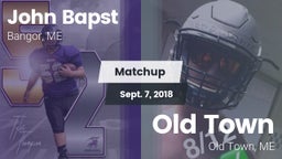 Matchup: Bapst vs. Old Town  2018