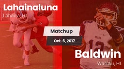 Matchup: Lahainaluna vs. Baldwin  2017