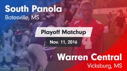 Matchup: South Panola vs. Warren Central  2016