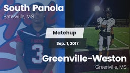 Matchup: South Panola vs. Greenville-Weston  2017