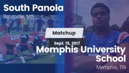Matchup: South Panola vs. Memphis University School 2017