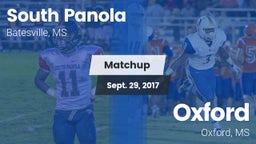Matchup: South Panola vs. Oxford  2017