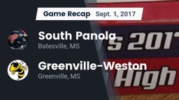 Recap: South Panola  vs. Greenville-Weston  2017