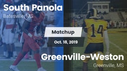 Matchup: South Panola vs. Greenville-Weston  2019