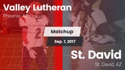 Matchup: Valley Lutheran vs. St. David 2017