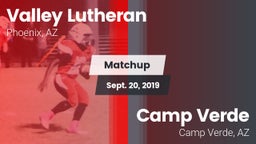 Matchup: Valley Lutheran vs. Camp Verde  2019