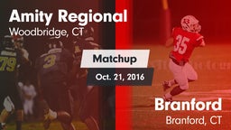 Matchup: Amity Regional vs. Branford  2016