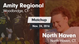 Matchup: Amity Regional vs. North Haven  2016