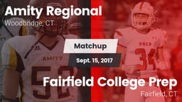 Matchup: Amity Regional vs. Fairfield College Prep  2017