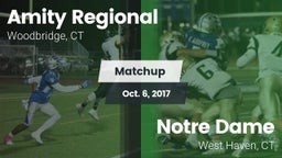 Matchup: Amity Regional vs. Notre Dame  2017