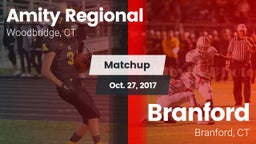 Matchup: Amity Regional vs. Branford  2017