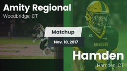 Matchup: Amity Regional vs. Hamden  2017