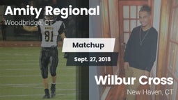 Matchup: Amity Regional vs. Wilbur Cross  2018