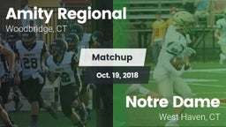 Matchup: Amity Regional vs. Notre Dame  2018