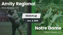 Matchup: Amity Regional vs. Notre Dame  2019