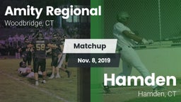 Matchup: Amity Regional vs. Hamden  2019