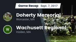 Recap: Doherty Memorial  vs. Wachusett Regional  2017
