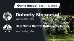 Recap: Doherty Memorial  vs. Holy Name Central Catholic/St. Mary's  2018