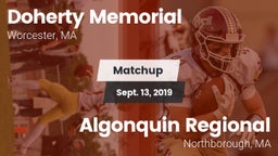 Matchup: Doherty Memorial vs. Algonquin Regional  2019