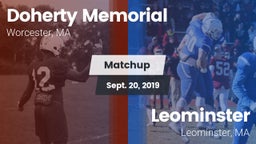 Matchup: Doherty Memorial vs. Leominster  2019