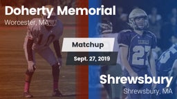 Matchup: Doherty Memorial vs. Shrewsbury  2019
