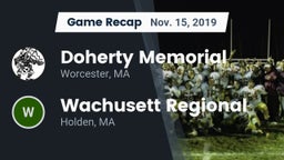 Recap: Doherty Memorial  vs. Wachusett Regional  2019