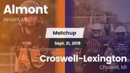 Matchup: Almont vs. Croswell-Lexington  2018