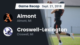 Recap: Almont  vs. Croswell-Lexington  2018
