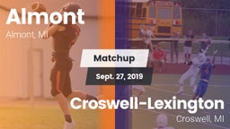 Matchup: Almont vs. Croswell-Lexington  2019