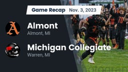 Recap: Almont  vs. Michigan Collegiate 2023