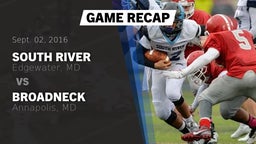 Recap: South River  vs. Broadneck  2016