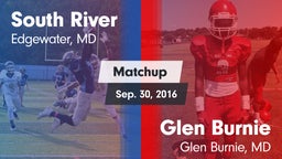 Matchup: South River vs. Glen Burnie  2016