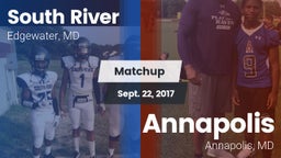 Matchup: South River vs. Annapolis  2017