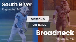 Matchup: South River vs. Broadneck  2017